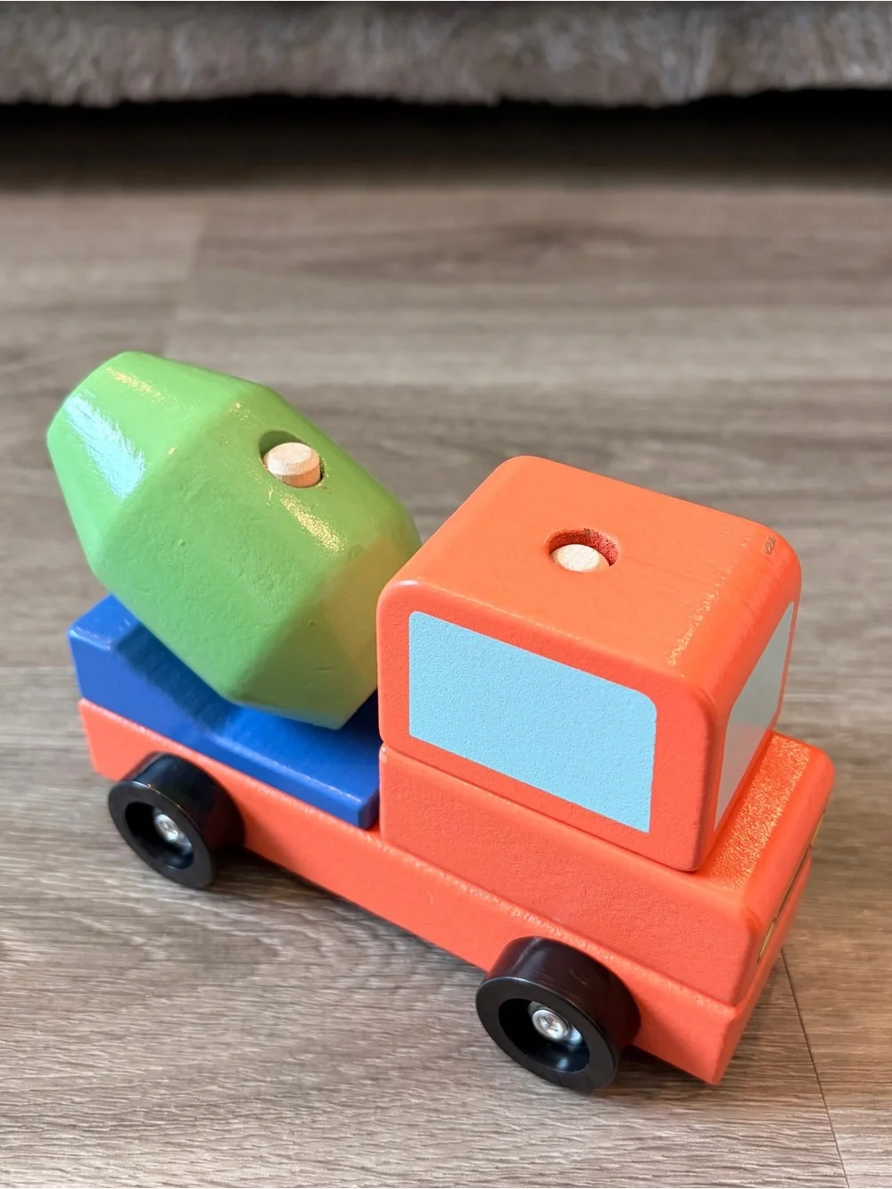 Wooden truck toy